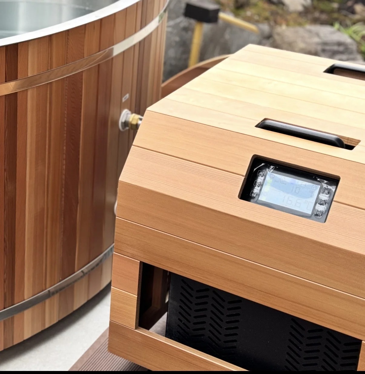 レッドシダー水風呂 ステンレス（1名用）