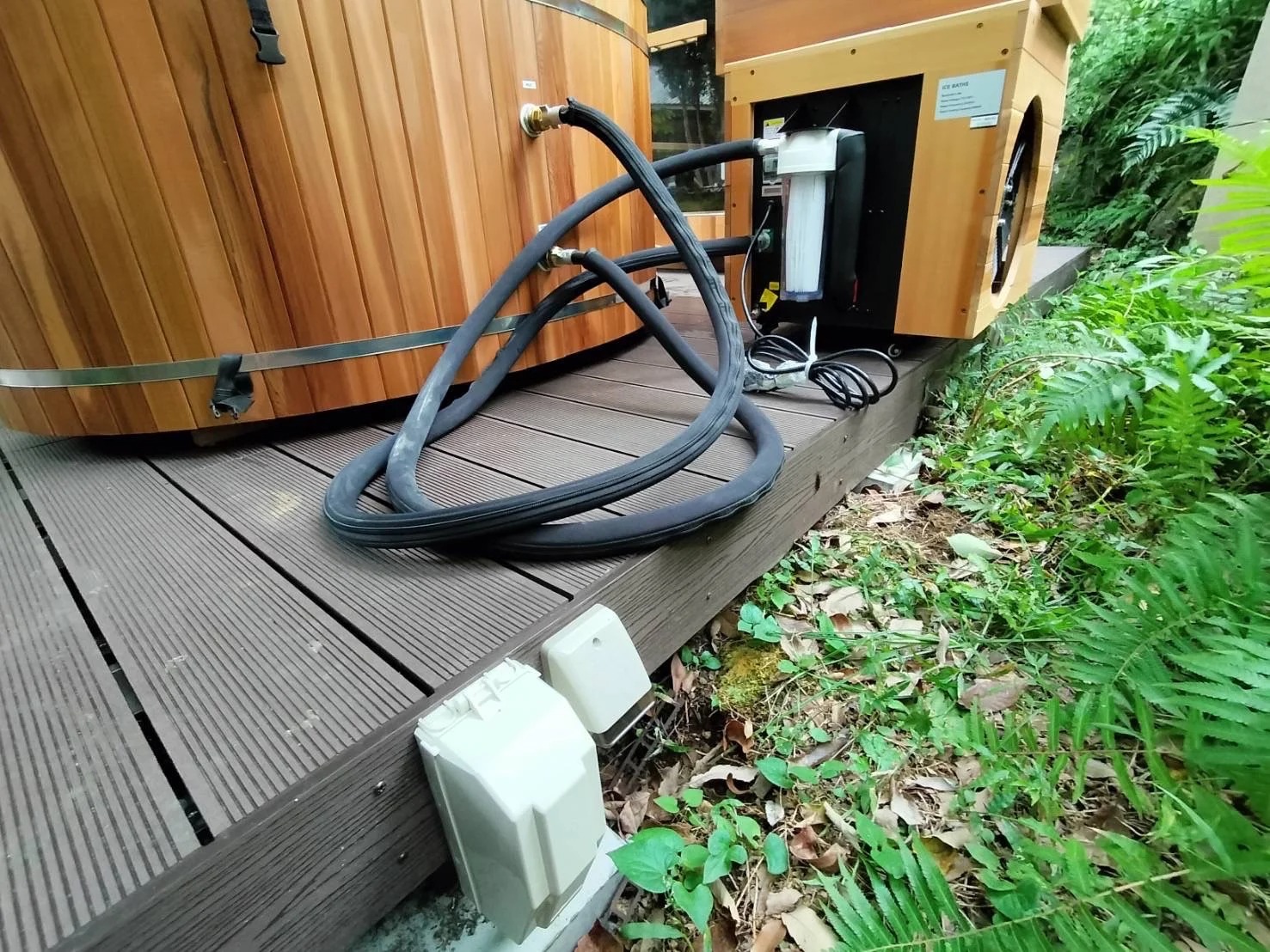 レッドシダー水風呂 ステンレス（1名用）