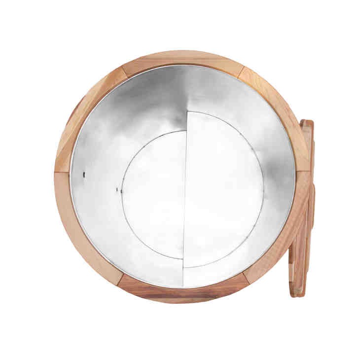 レッドシダー水風呂 ステンレス 深さ1m チラー配管付