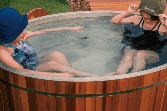 レッドシダー水風呂＋チラーセット  3℃まで設定可 工事不要（2～3名用）