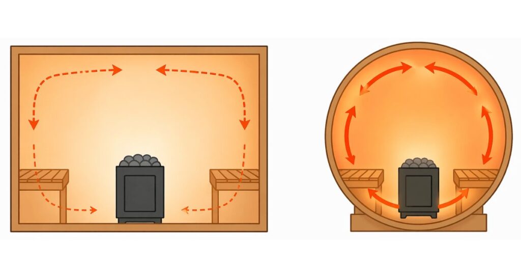 バレル・BOX熱の回りやすさ